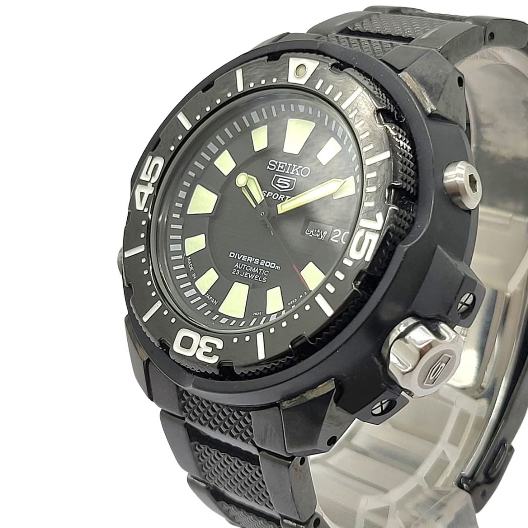 Seiko 5 Sports Diver SKZ255J1 "Frankenmonster" Automatic Watch 50mm