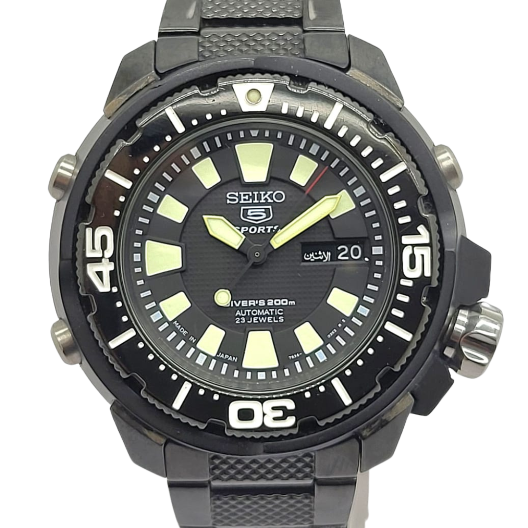Seiko 5 Sports Diver SKZ255J1 "Frankenmonster" Automatic Watch 50mm