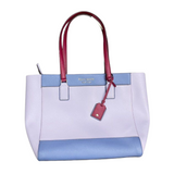 Kate Spade Liliq Leather Tote Bag Blue, Purple