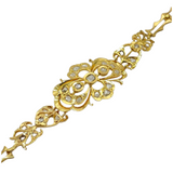 750 Yellow Gold Peranakan Intan Bracelet