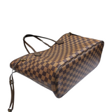 Louis Vuitton N41358 Neverfull MM Damier Ebene Canvas Tote Bag H11.4'' x  L12.6'' x W6.7''