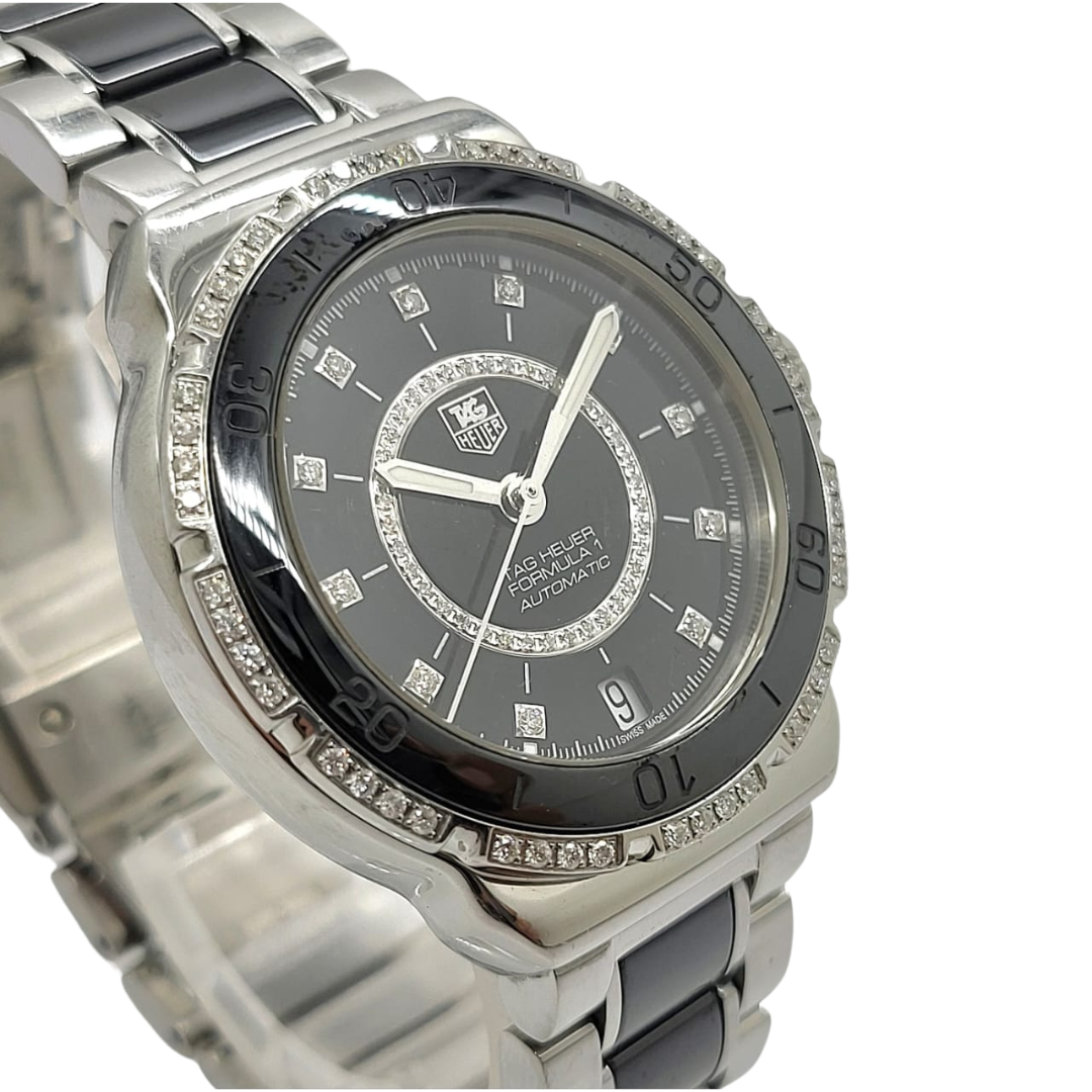Tag Heuer WAU2212 Formula 1 Diamond Automatic Watch 38mm