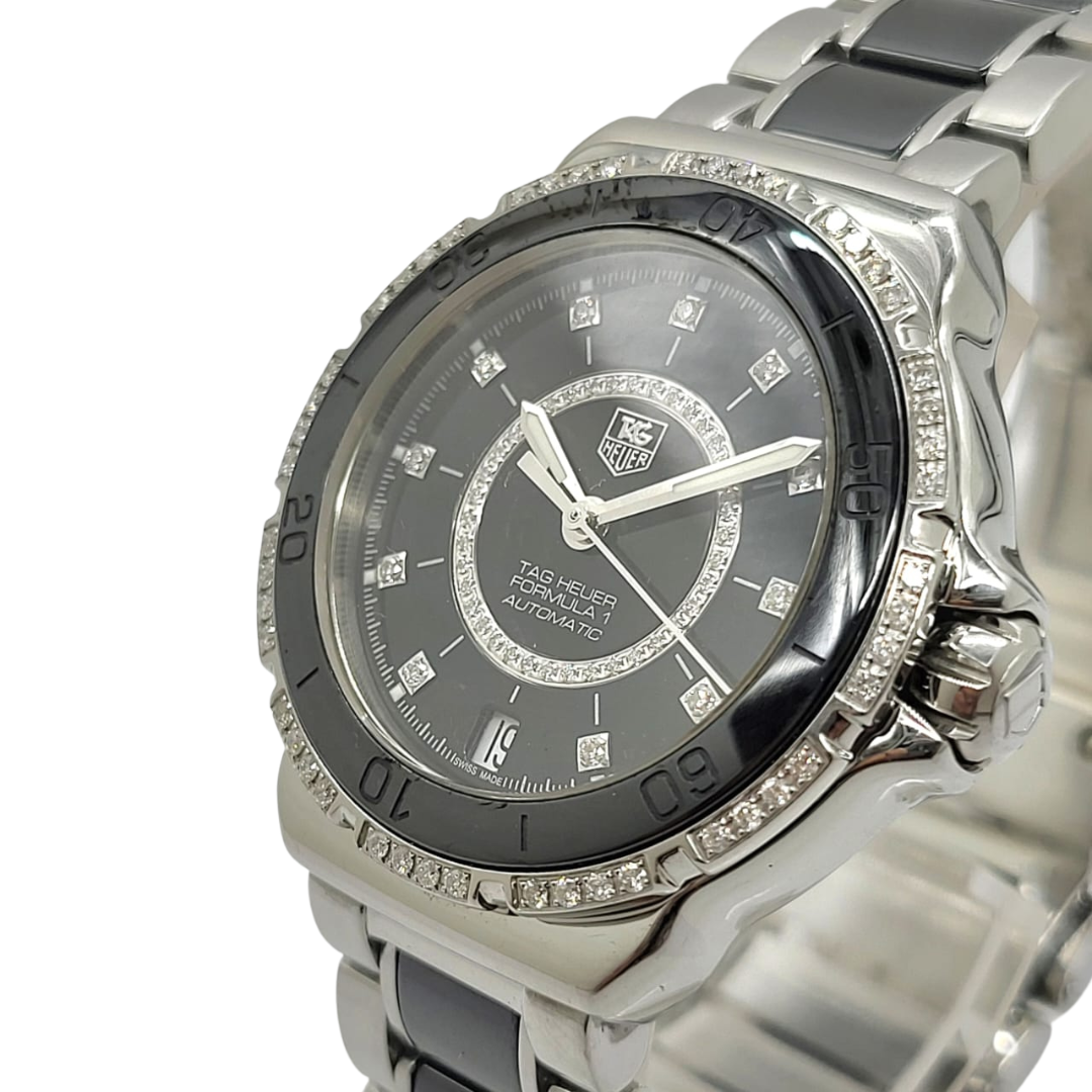 Tag Heuer WAU2212 Formula 1 Diamond Automatic Watch 38mm