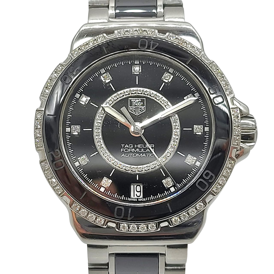 Tag Heuer WAU2212 Formula 1 Diamond Automatic Watch 38mm