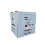 Smeg EGF03PBUK Espresso Coffee Machine with Grinder, Pastel Blue