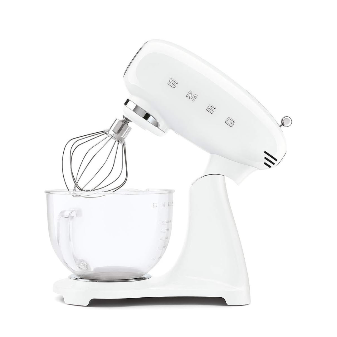 Smeg SMF13 50s Retro Style Aesthetic Stand Mixer White