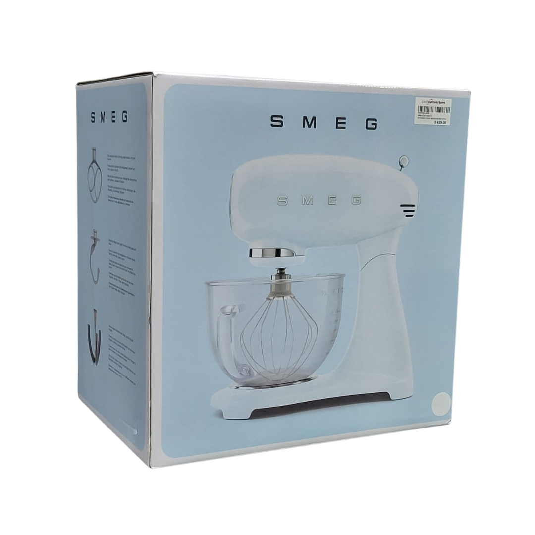 Smeg SMF13 50s Retro Style Aesthetic Stand Mixer White