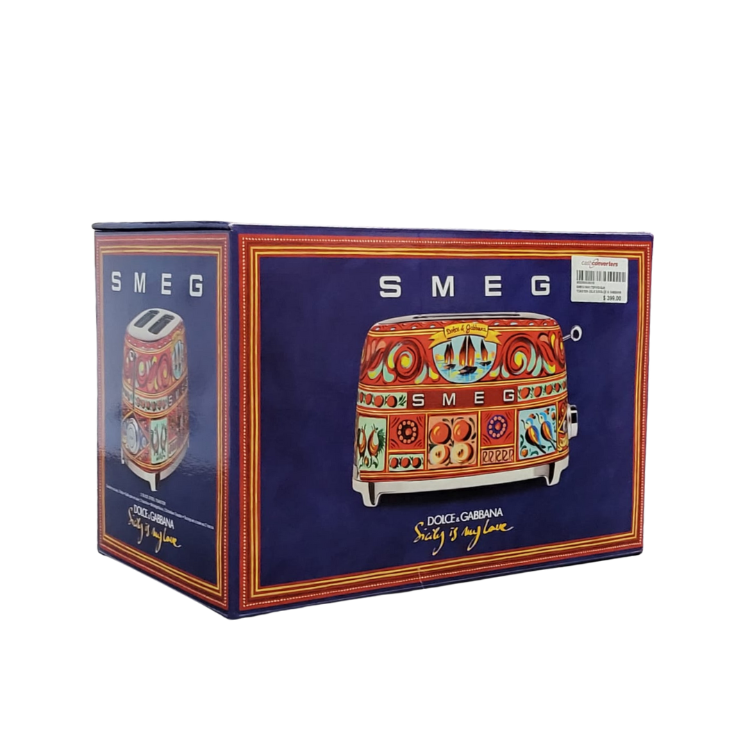 Smeg TSF01DGUK Dolce & Gabbana Sicily Is My Love Collection 2-Slice Toaster