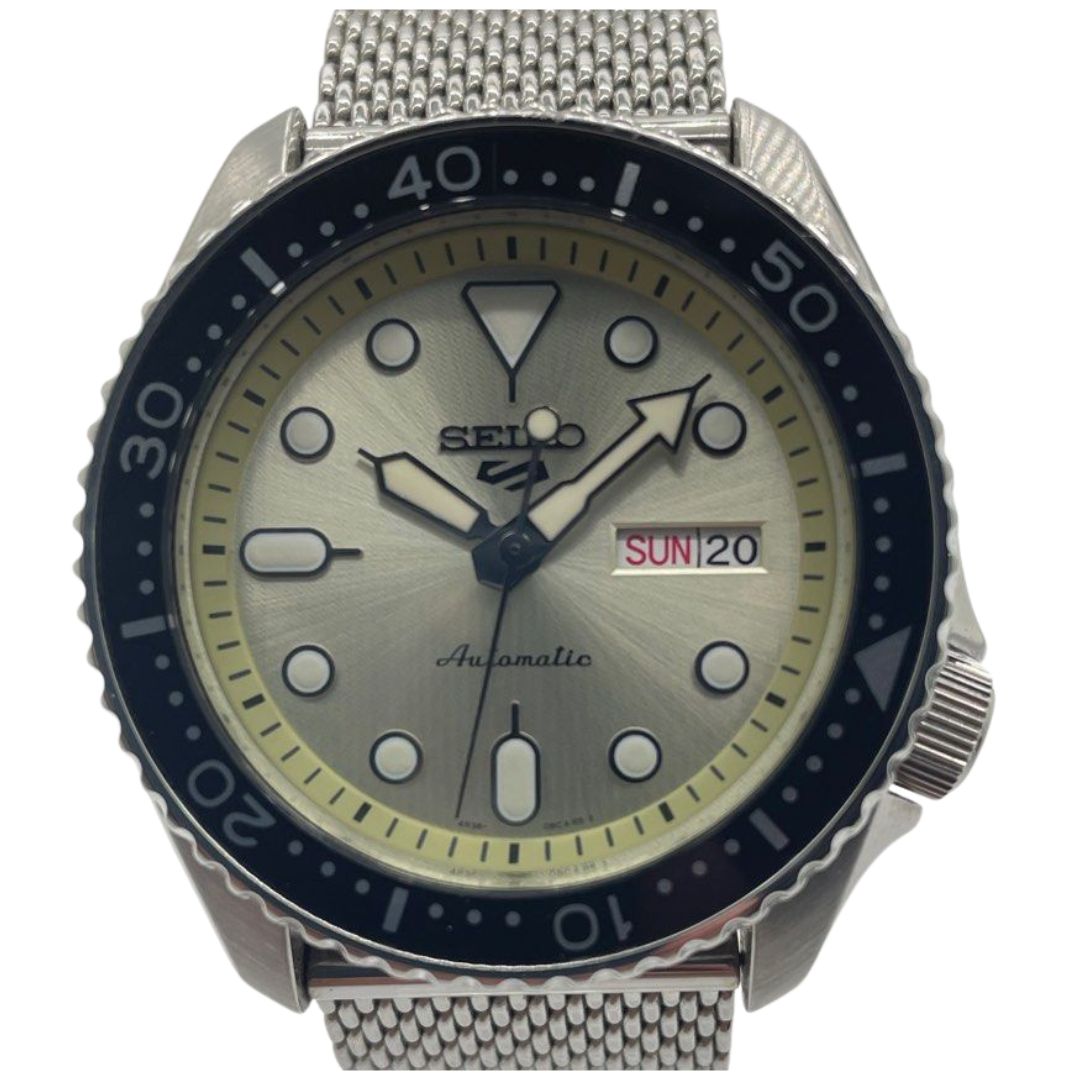 Seiko SRPE75K1 42.5mm Automatic Silver Dial Watch