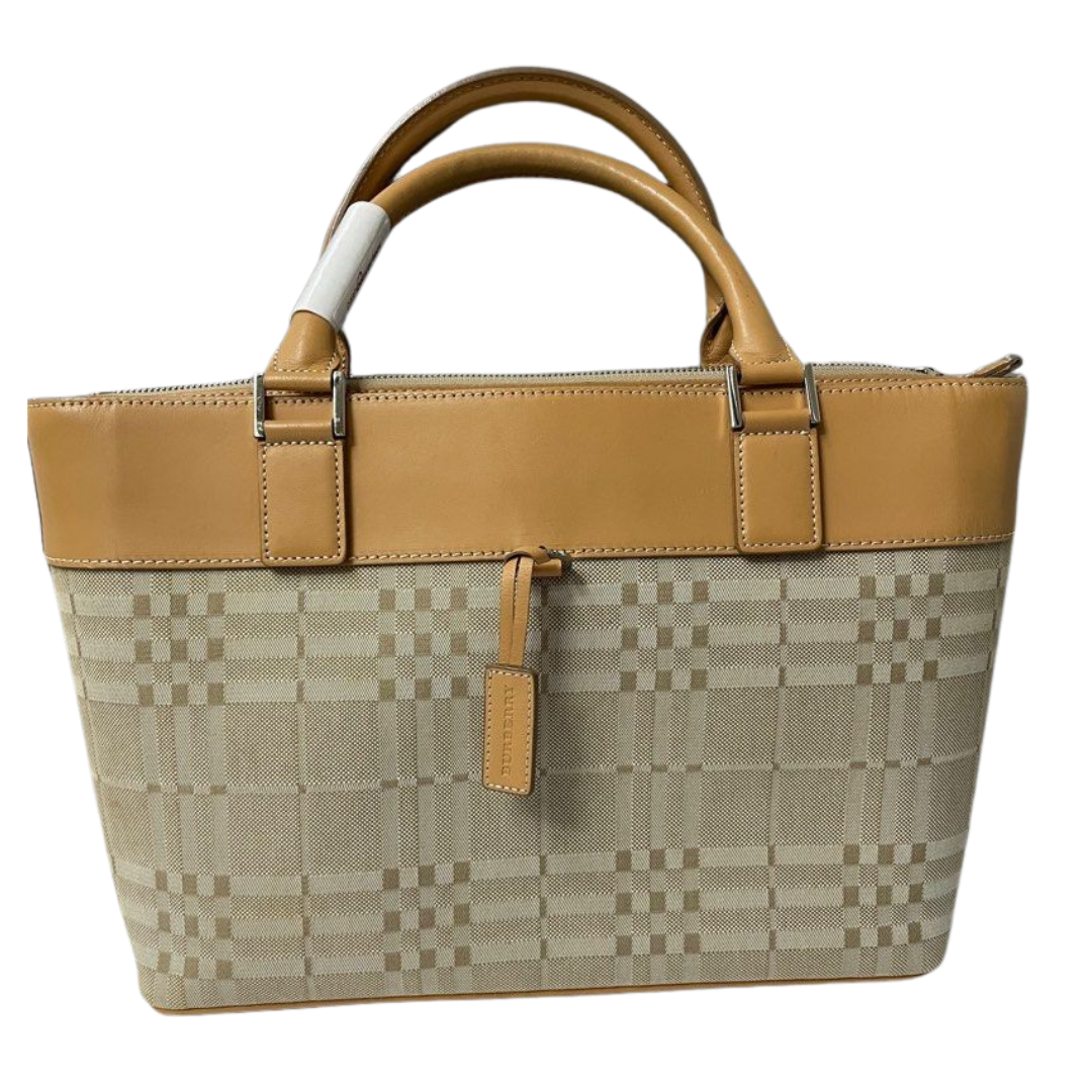 Burberry Tote Bag Leather, Canvas