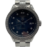 Tag Heuer WV2412 27mm Automatic Diamond Bezel/Index Black Dial Watch