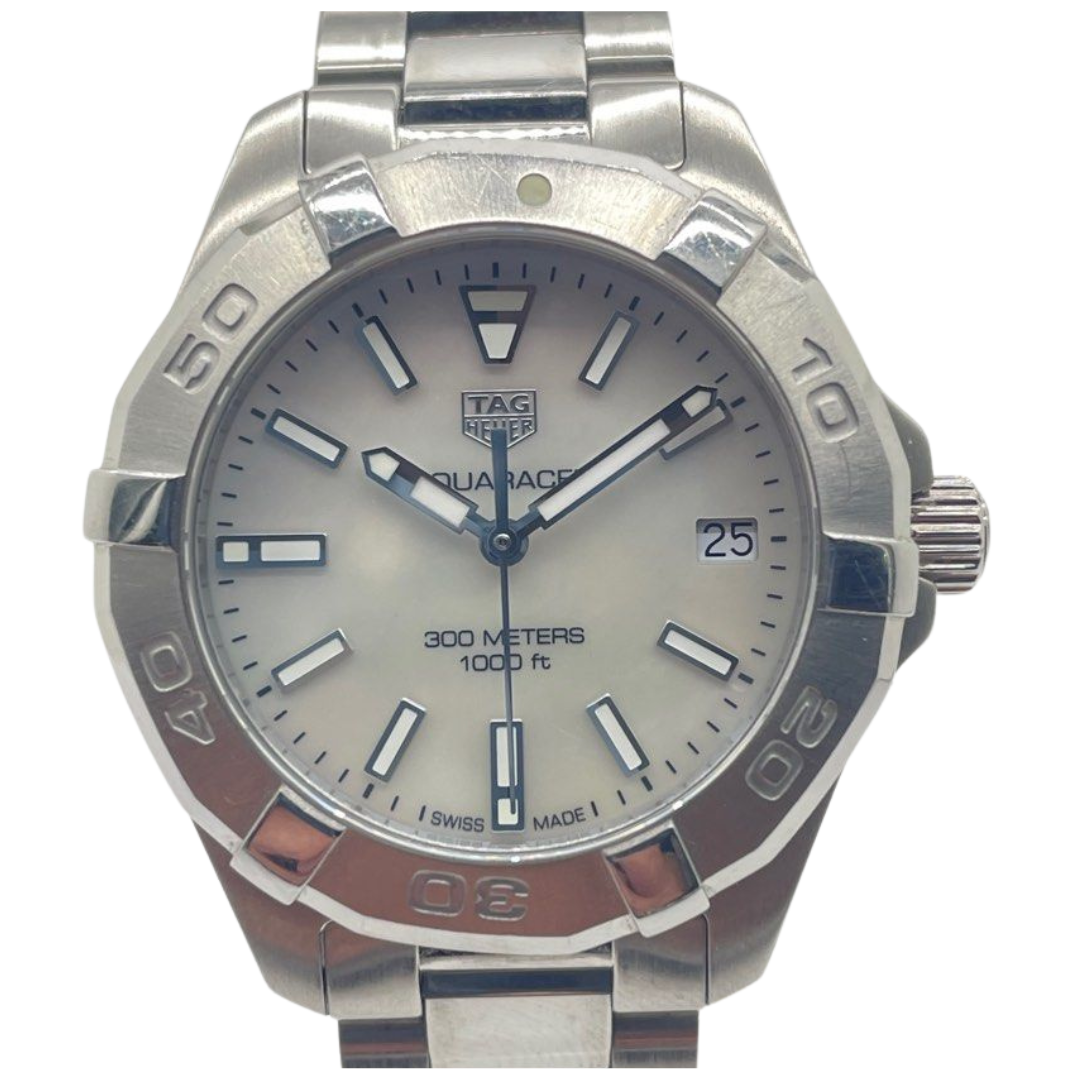 Tag Heuer Aquaracer 32mm Quartz Mother of Pearl Dial Watch WBD1311