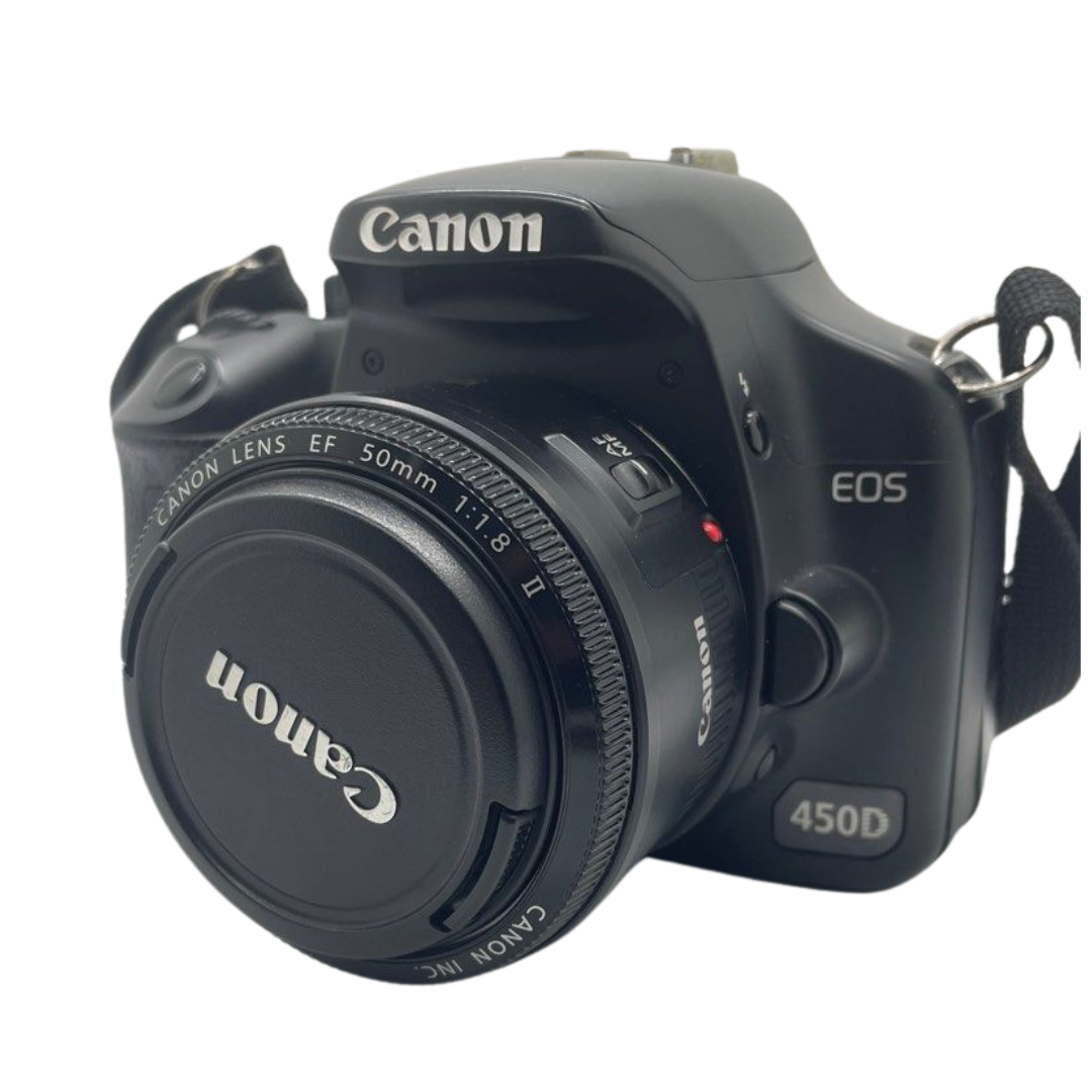 Canon EOS 450D 12.2MP Digital DSLR Camera w/50mm Lens