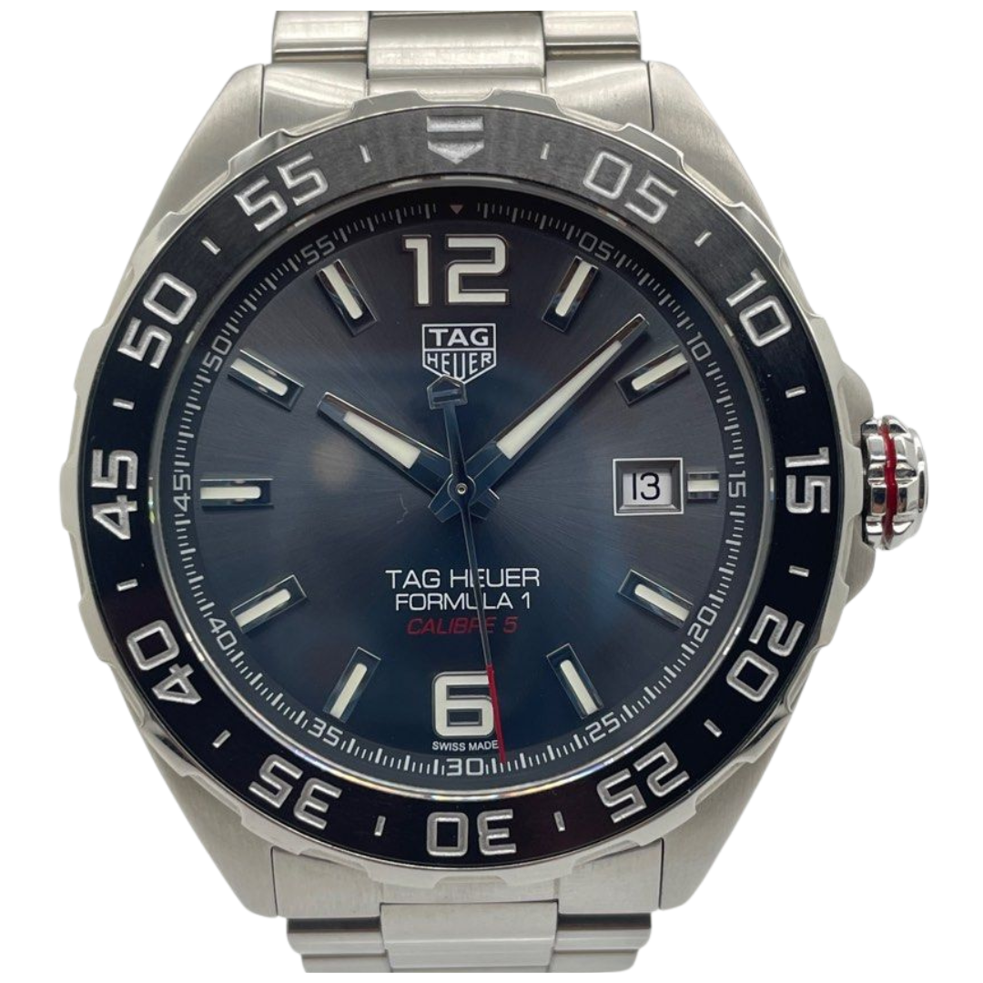 Tag Heuer Formula 1 WAZ2011-0 43mm Automatic Steel, Ceramic Grey Dial Watch