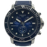Tissot Seastar 1000 45mm Chronograph Quartz Blue Dial Watch