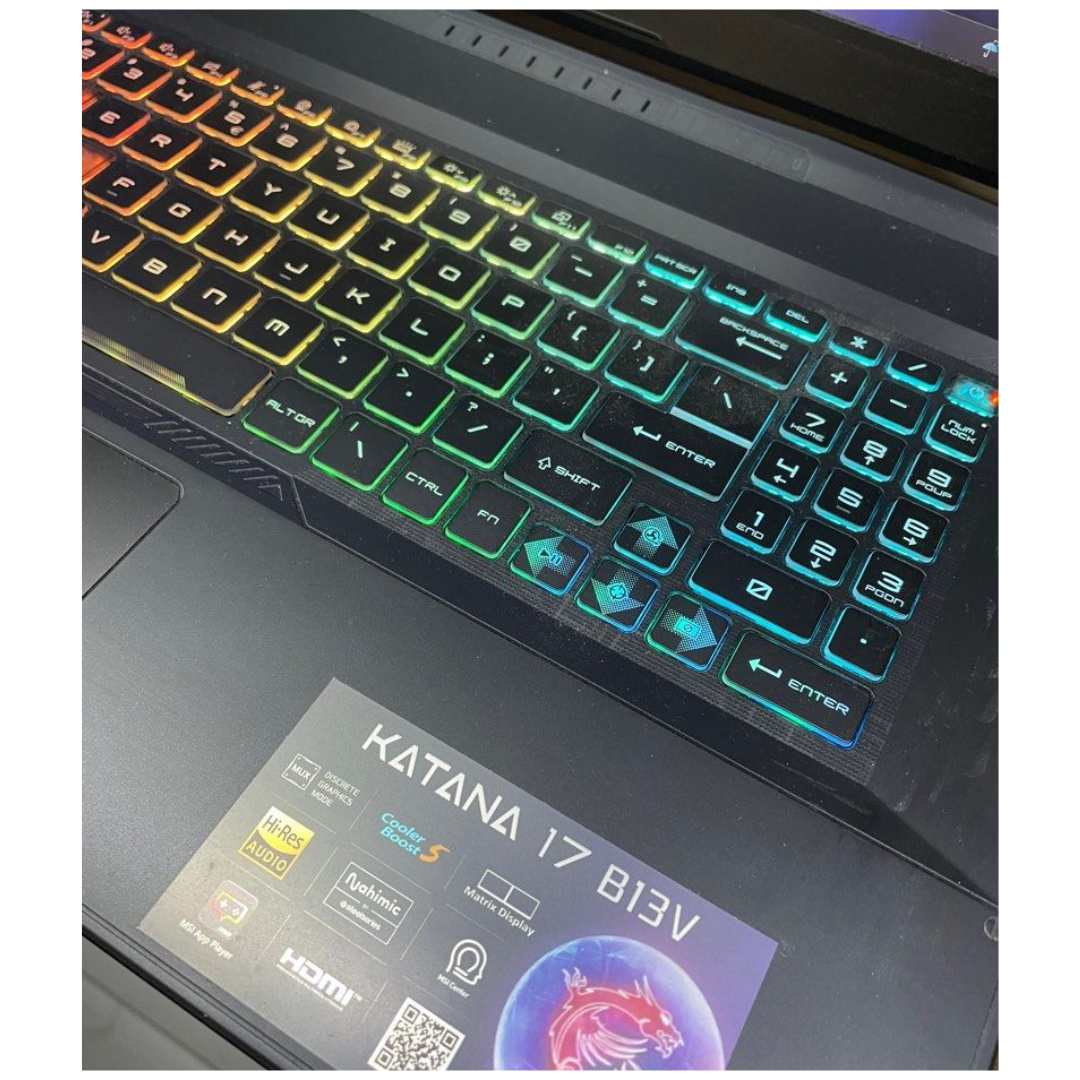 MSI Katana 17 B13VFK Gaming Laptop | i7-13620H 16GB 1TB SSD | NVIDIA Geforce RTX4060 | Windows 11