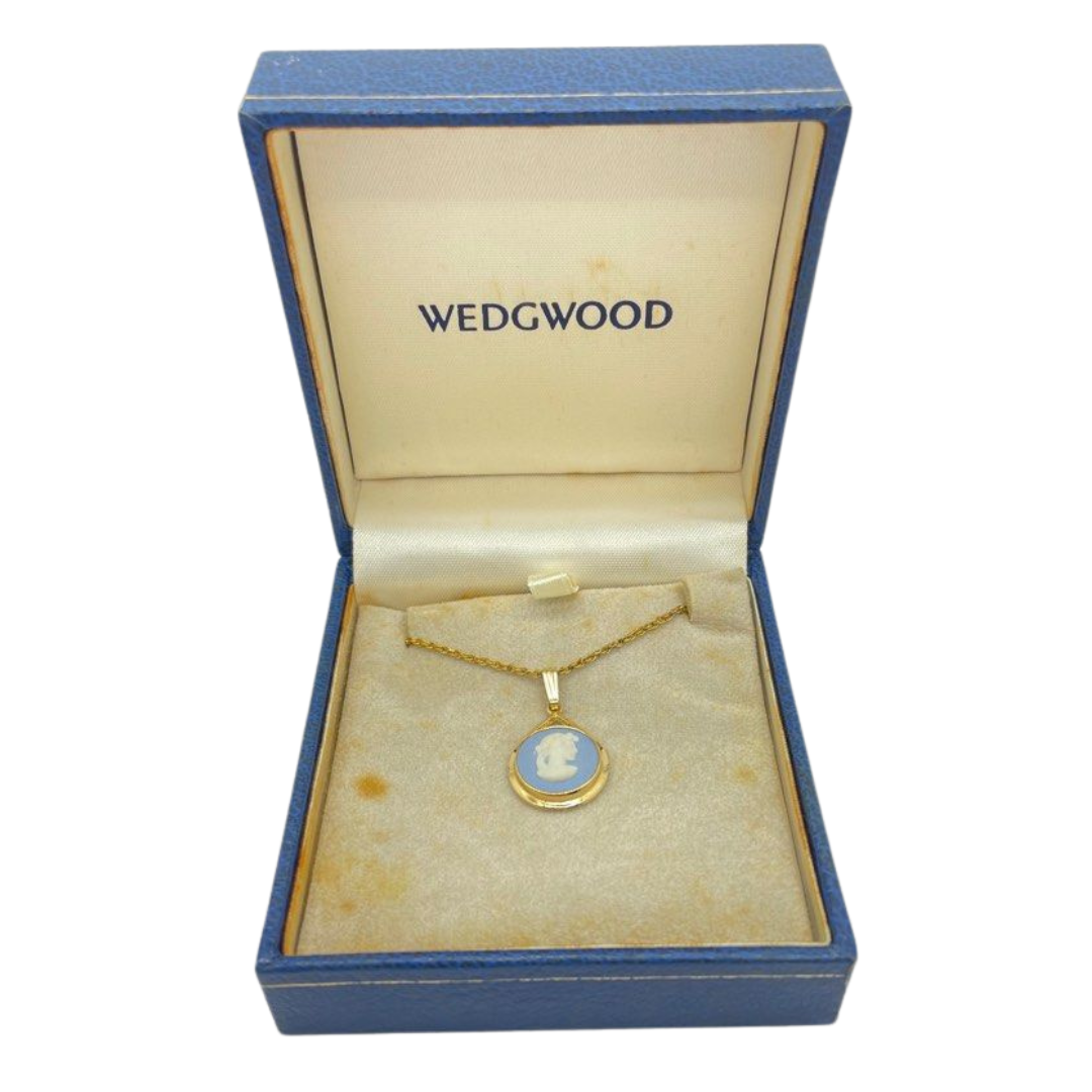 Vintage Wedgwood Pendant with Chain