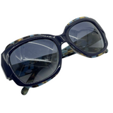 Tory Burch Blue, Brown Tortoise Shell Sunglasses