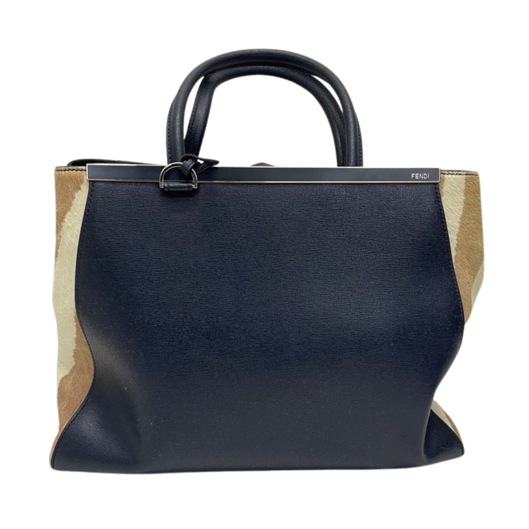 Fendi 2Jours Leather Tote Bag