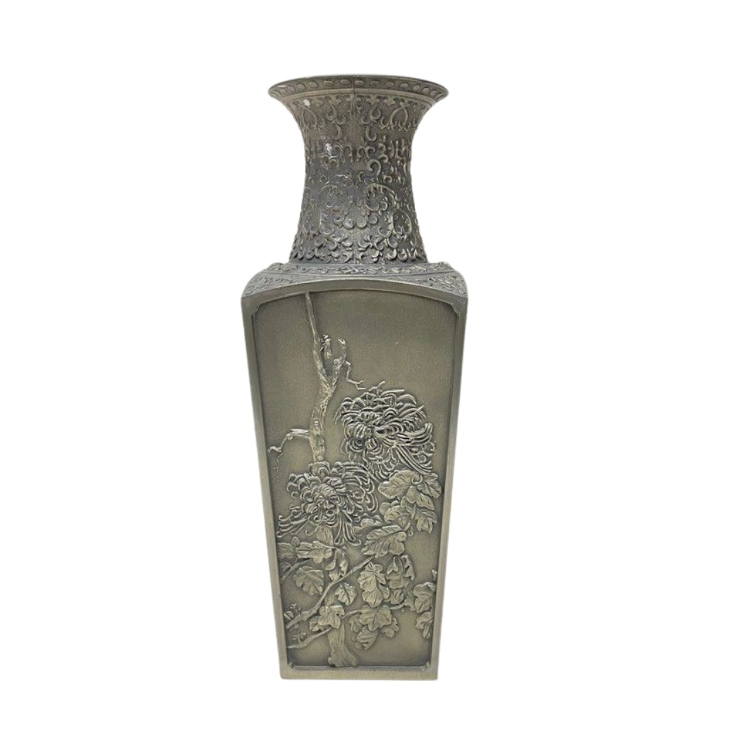 Royal Selangor Hand Finished Four Seasons Collection Pewter Vase 33cm