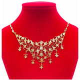 20K Yellow Gold Peranakan Intan Necklace