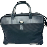 BRIEFCASE-BLACK CANVAS&LEATHER/2-WAY MONTBLANC