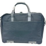 BRIEFCASE-BLACK CANVAS&LEATHER/2-WAY MONTBLANC