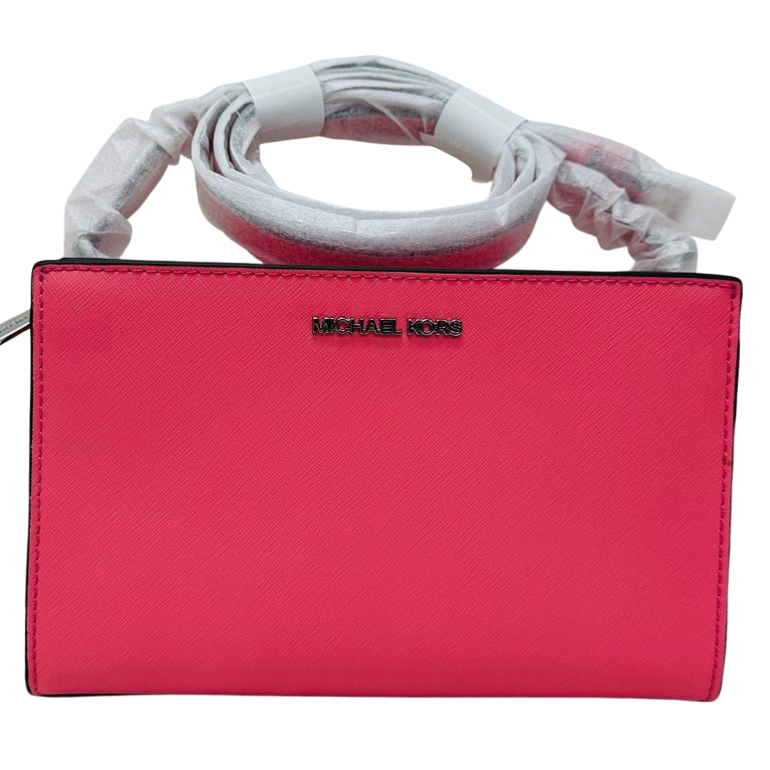 SHOULDER BAG-PINK SAFFIANO LTHR/CROSSBODY MICHAEL KORS