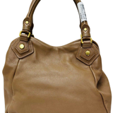 SHOULDER BAG-BROWN LEATHER/GLD METAL TAG/2-WAY MARC JACOBS MARC BY MARC JACOBS M3123140