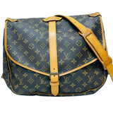 SHOULDER BAG- BROWN MONOGRAM SAMUR 35/MESSENGER LOUIS VUITTON M42254