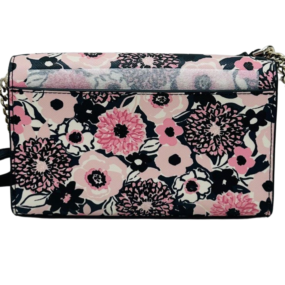 SHOULDER BAG-PINK/FLORAL/LEATHER/CROSSBODY KATE SPADE