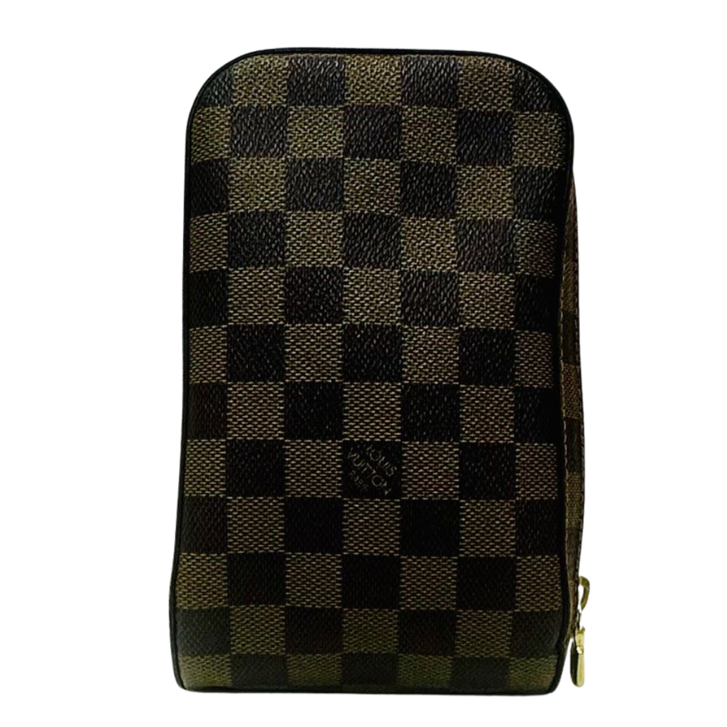 WAIST BAG-DARK BROWN DAMIER LEATHER/GERONIMOS LOUIS VUITTON N51994