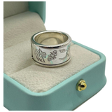 Gucci 925 Sterling Silver Ring, Size 51