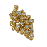 750 Yellow Gold Natural Diamond Pendant