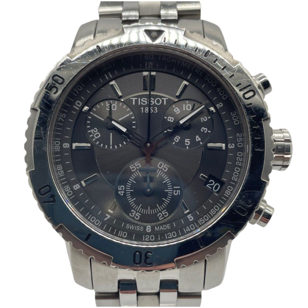 Tissot PRS200 41mm Quartz Chronograph Grey Dial Watch