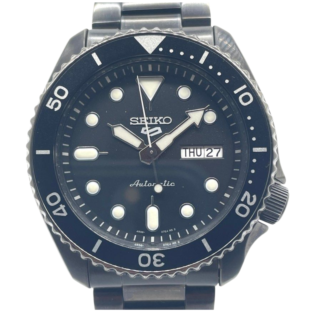 Seiko 5 SRPD65K1 42.5mm Automatic Black Dial Watch