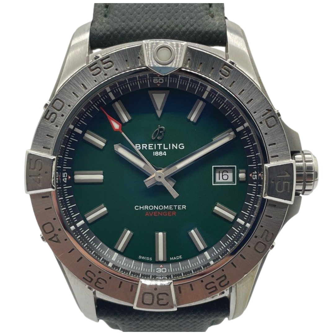 Breitling Avenger A17328 42mm Automatic Green Dial Watch