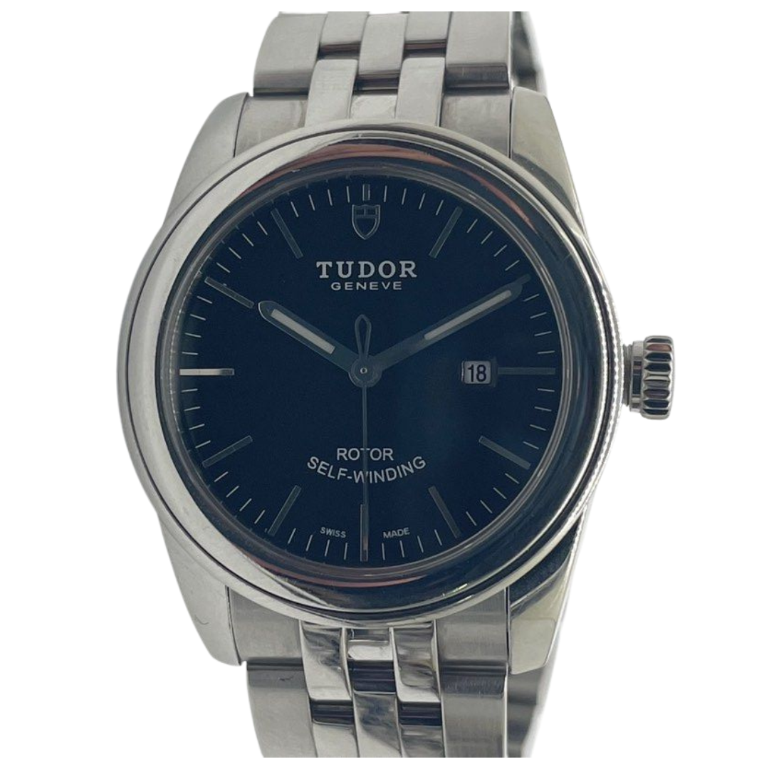 Tudor Glamour Date 31mm Automatic Black Dial Watch M53000
