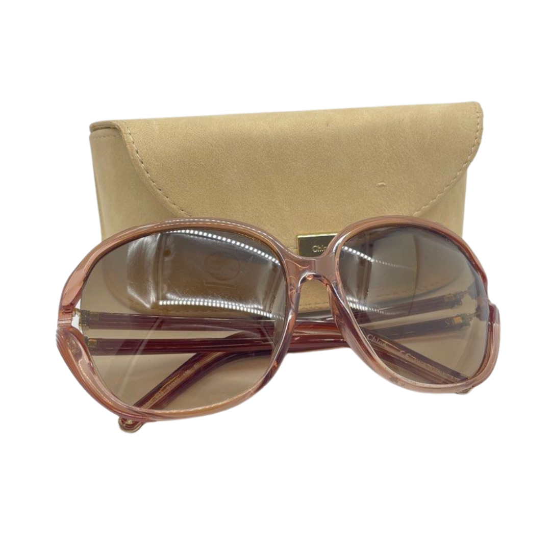 Chloe CE695SA Sunglasses, Brown/Beige