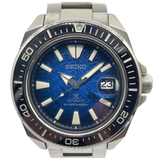 Seiko Save The Ocean King Samurai 43.8mm Automatic Divers Blue Dial Watch SRPE33K1