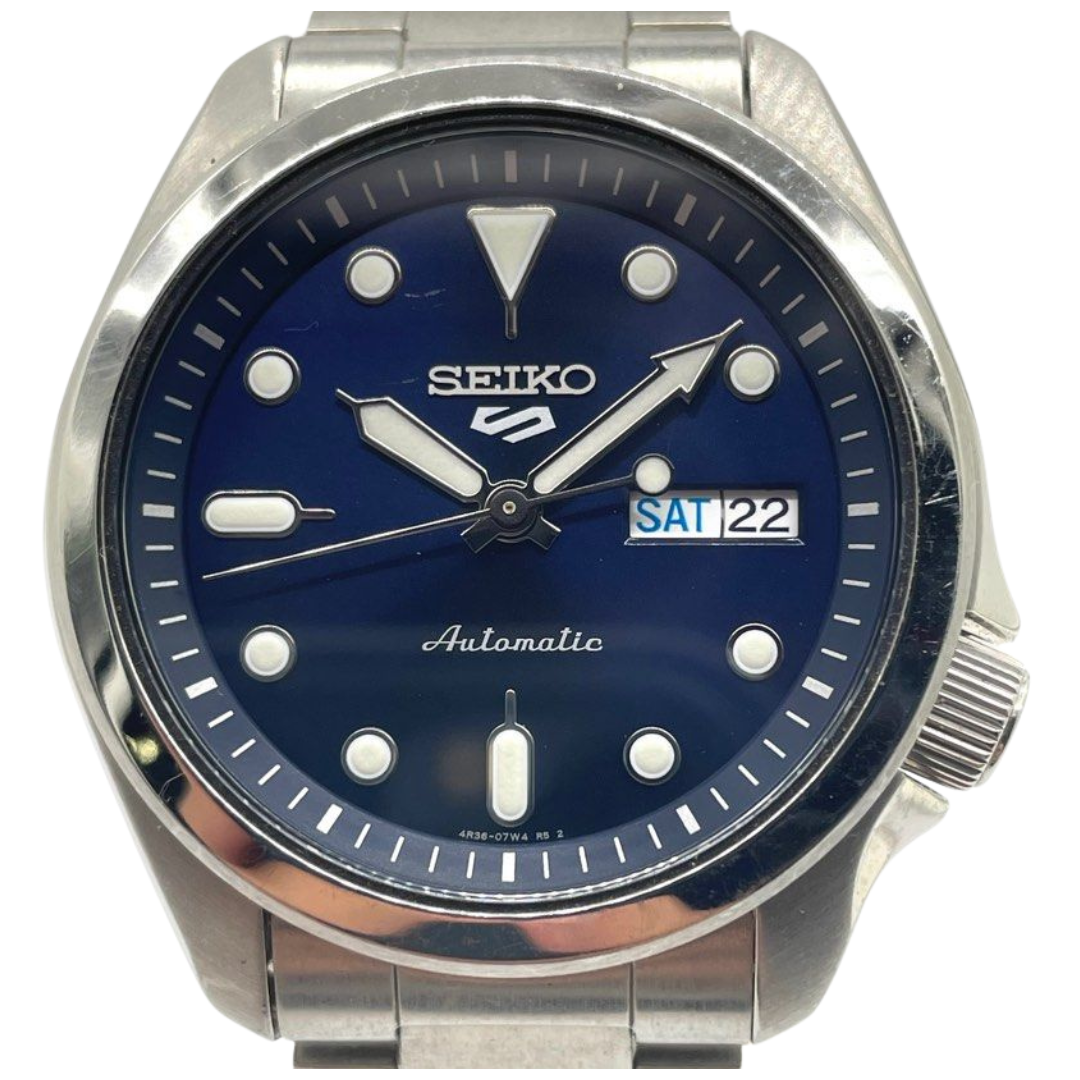 Seiko 5 Sports 40mm Automatic Blue Dial Watch SRPE53K1