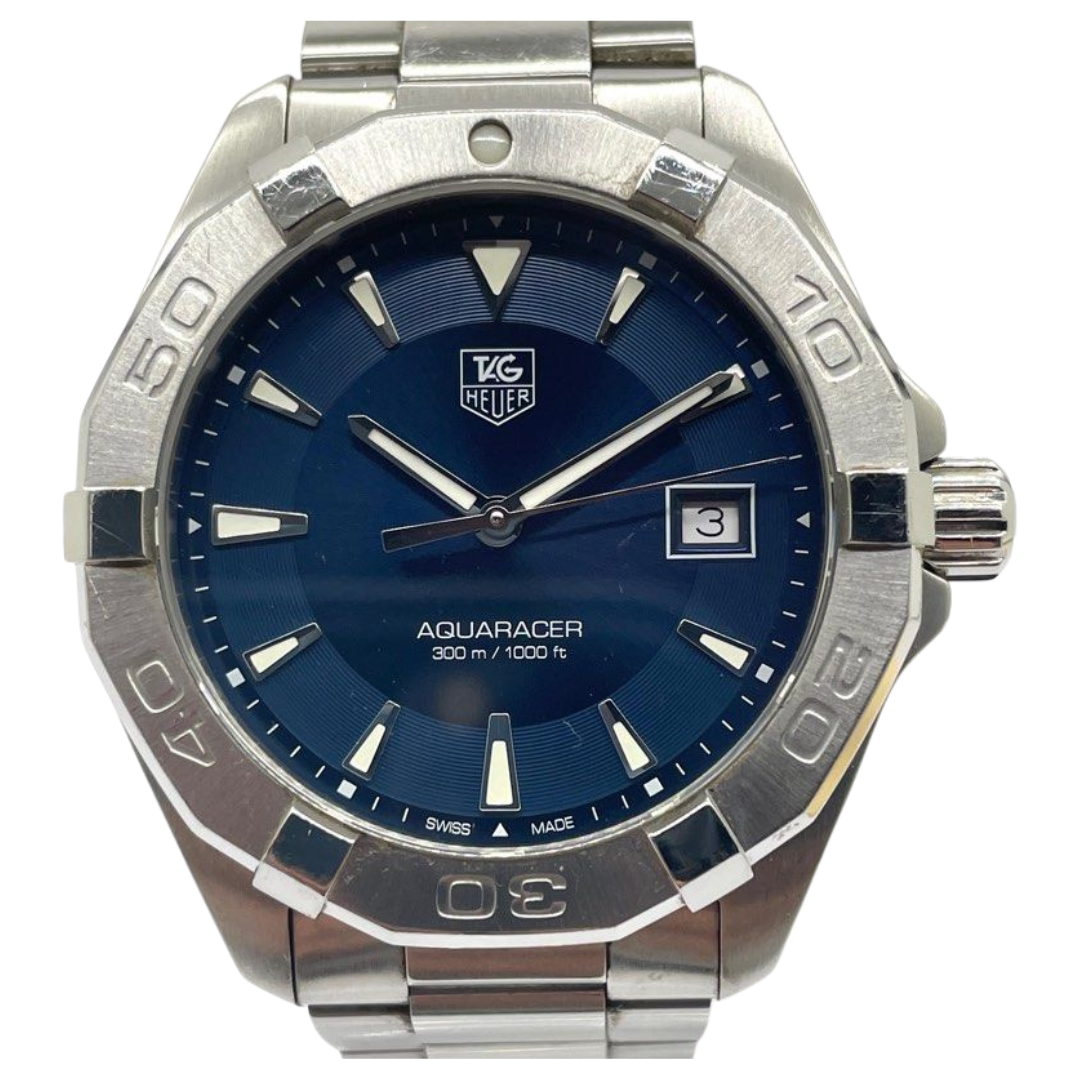 Tag Heuer Aquaracer 300M 40mm Quartz Blue Dial Watch Main image