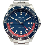 Mido Ocean Star GMT 44mm Automatic Blue Dial Watch M026629 (BEZEL CRACK)
