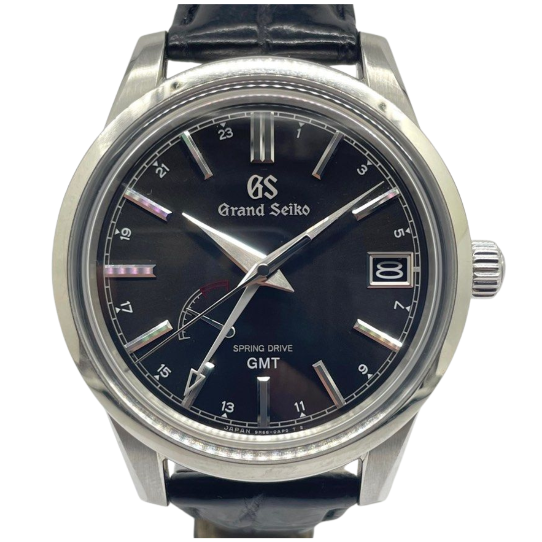 Grand Seiko Elegance SBGE227 GMT 40.2mm Spring Drive Brown Dial Watch