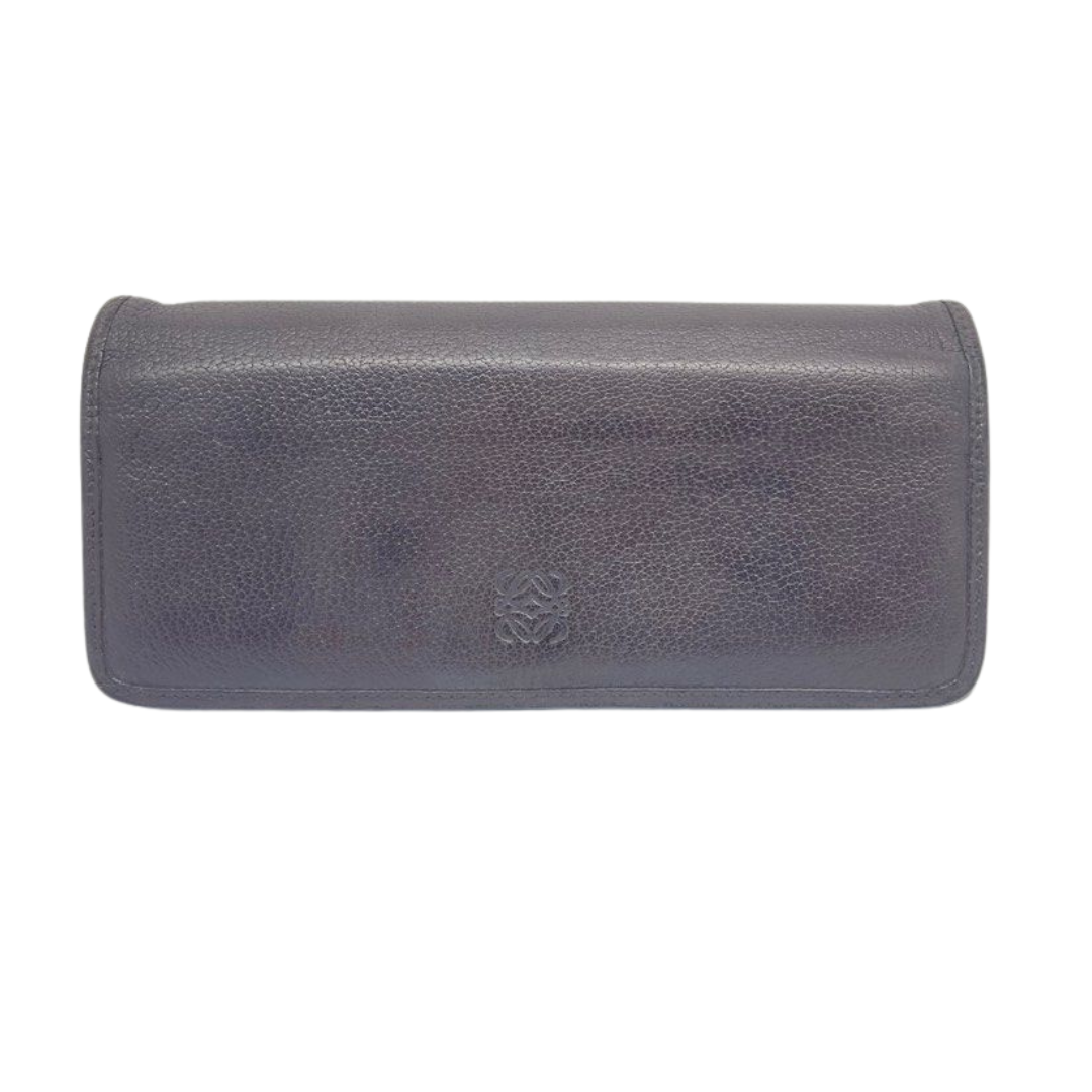 Loewe Leather Long Wallet, Brown