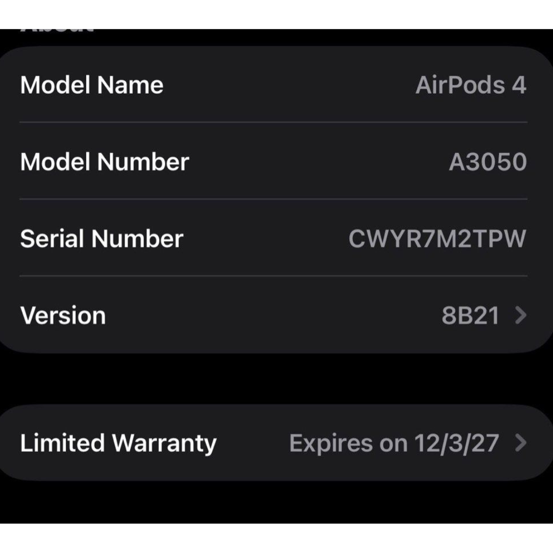 Apple AirPods 4 -White