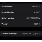 Apple AirPods 4 -White