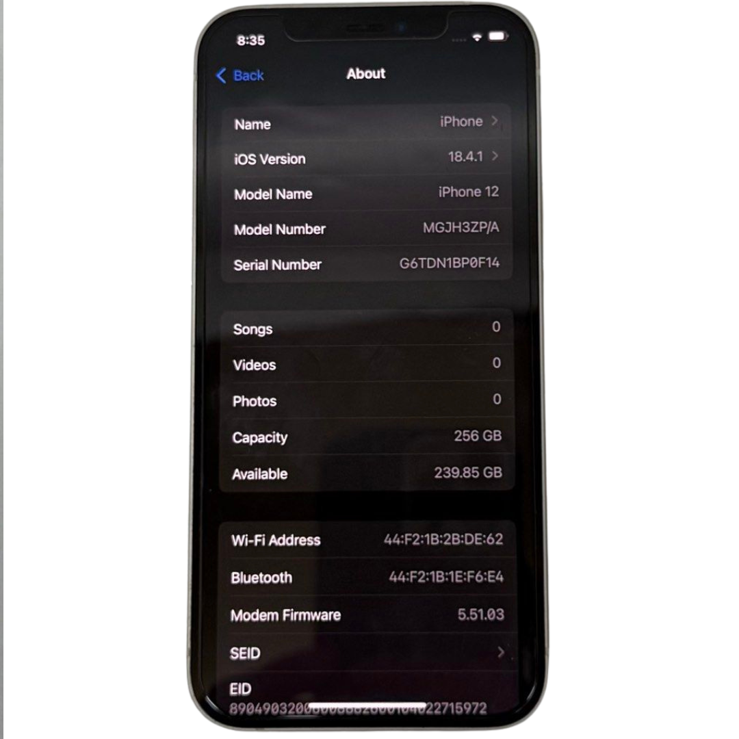 Apple Iphone 12 /256Gb -White