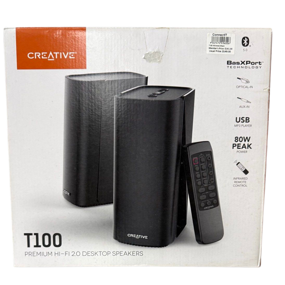 Creative T100 Hifi 2.0 Desktop Speakers