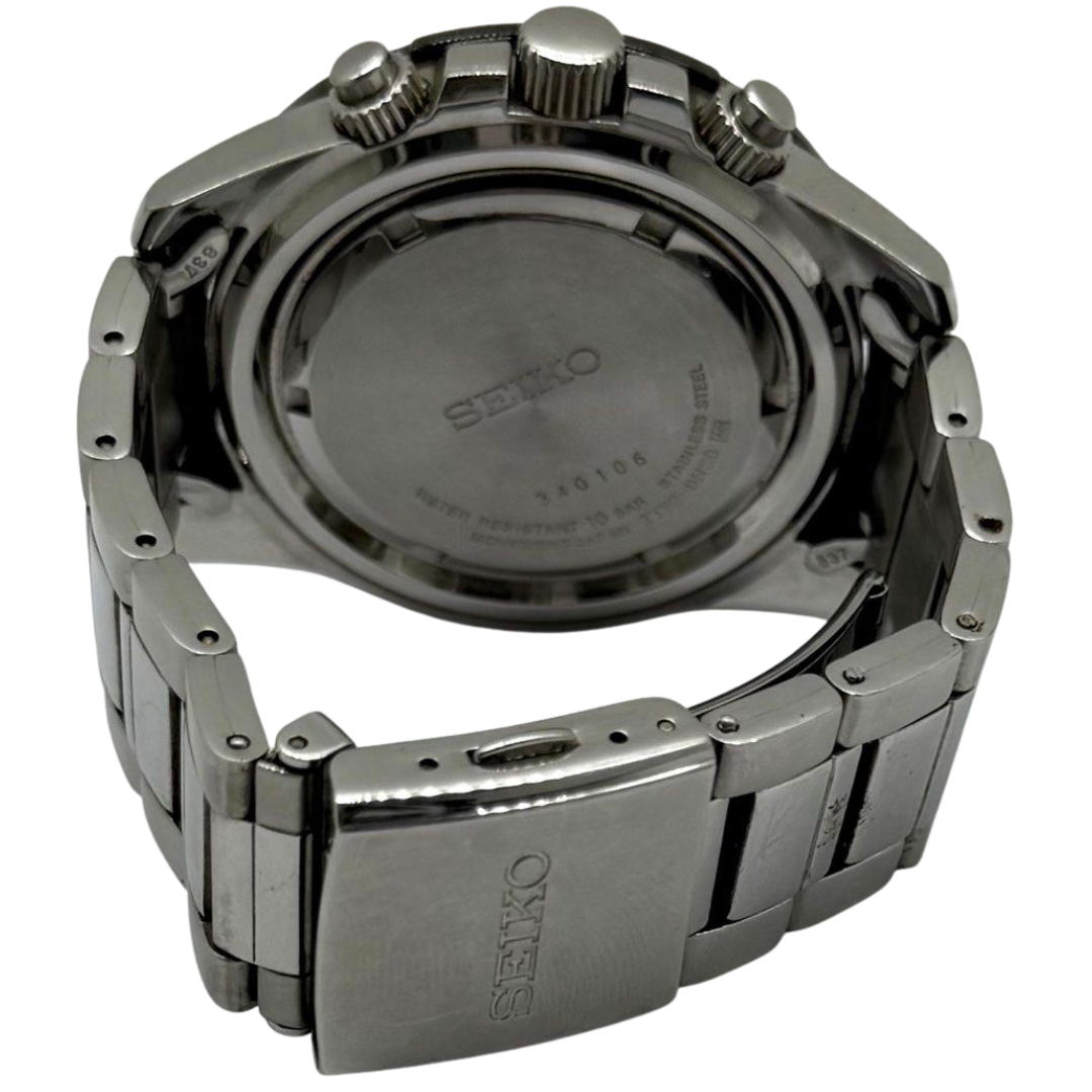 Seiko  44mm Chronograph Watch-7T92-0NS0